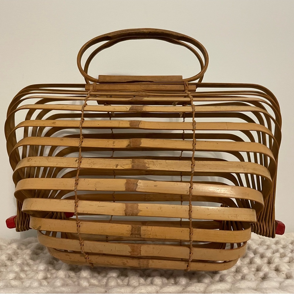 Vintage Bamboo Purse - Picture 4 of 6